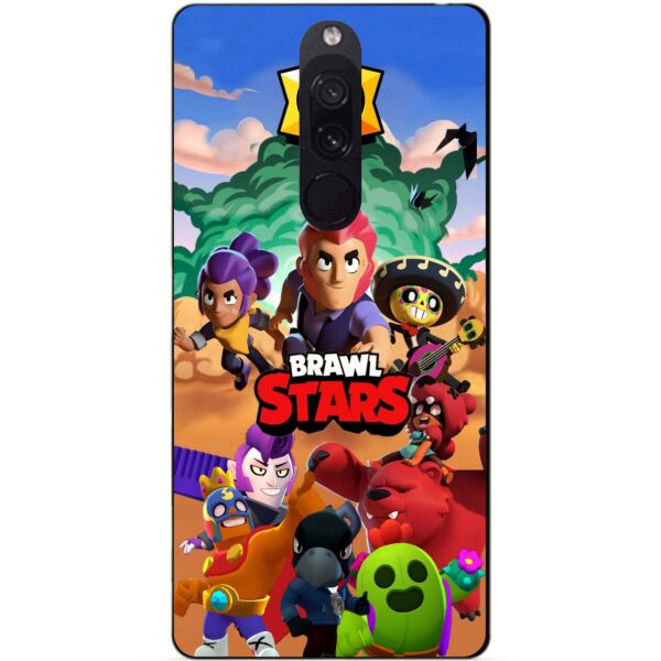 

Силиконовый чехол бампер Candy для Xiaomi Redmi 8 с рисунком Brawl Stars