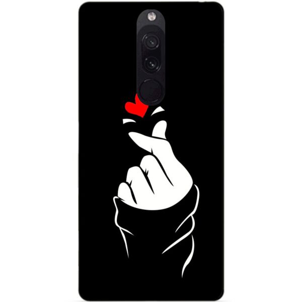 

Силиконовый чехол бампер Candy для Xiaomi Redmi 8 с рисунком Знак Любви