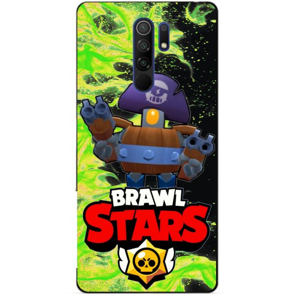 

Силиконовый чехол бампер Candy для Xiaomi Redmi 9 с Героем Brawl Stars Деррил