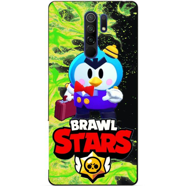 

Силиконовый чехол бампер Candy для Xiaomi Redmi 9 с Героем Brawl Stars Мистер П.