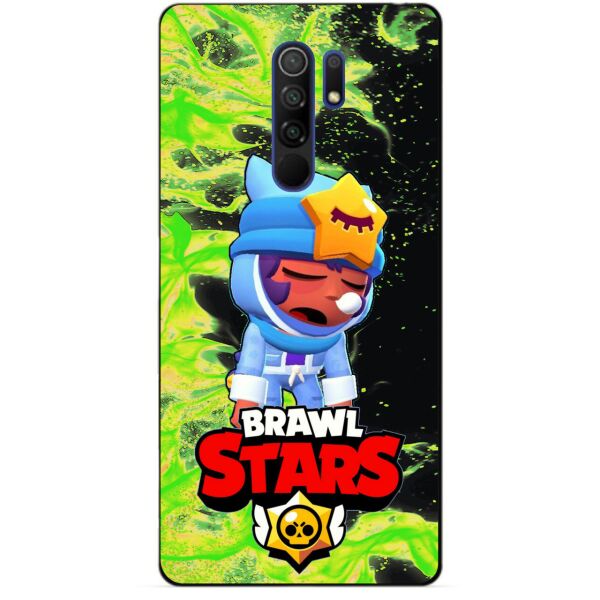 

Силиконовый чехол бампер Candy для Xiaomi Redmi 9 с Героем Brawl Stars Сонный Сэнди