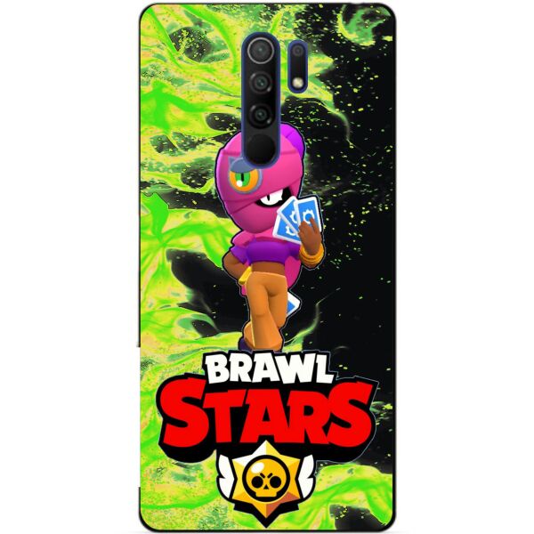

Силиконовый чехол бампер Candy для Xiaomi Redmi 9 с Героем Brawl Stars Тара