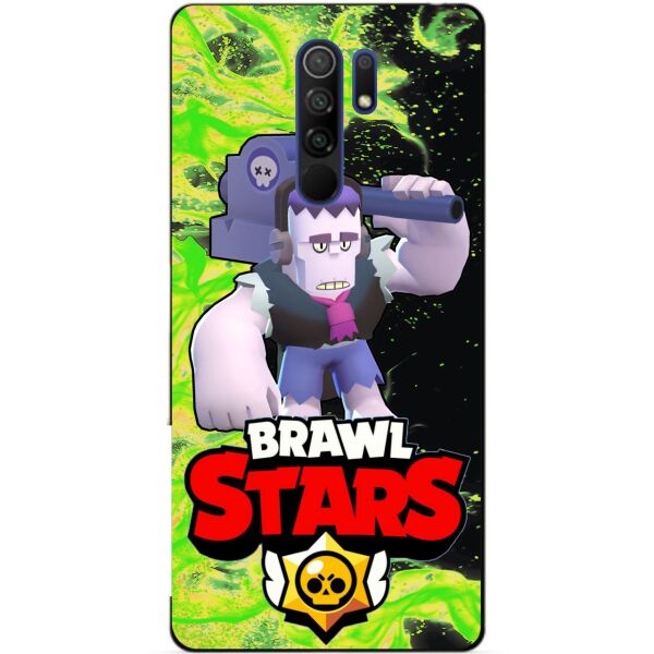 

Силиконовый чехол бампер Candy для Xiaomi Redmi 9 с Героем Brawl Stars Фрэнк