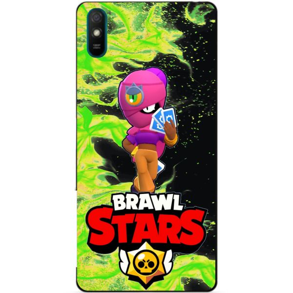 

Силиконовый чехол бампер Candy для Xiaomi Redmi 9a с Героем Brawl Stars Тара