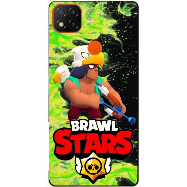 

Силиконовый чехол бампер Candy для Xiaomi Redmi 9c с Героем Brawl Stars Бо