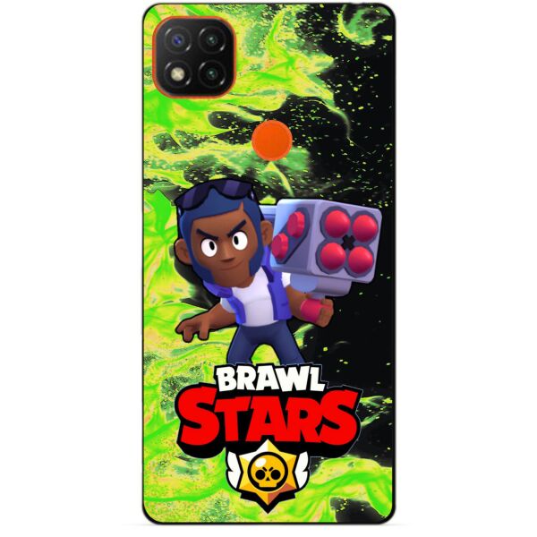 

Силиконовый чехол бампер Candy для Xiaomi Redmi 9c с Героем Brawl Stars Брок
