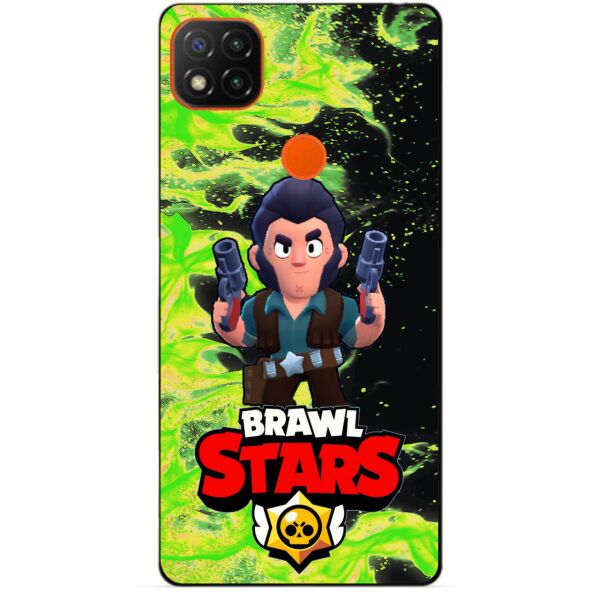 

Силиконовый чехол бампер Candy для Xiaomi Redmi 9c с Героем Brawl Stars Кольт
