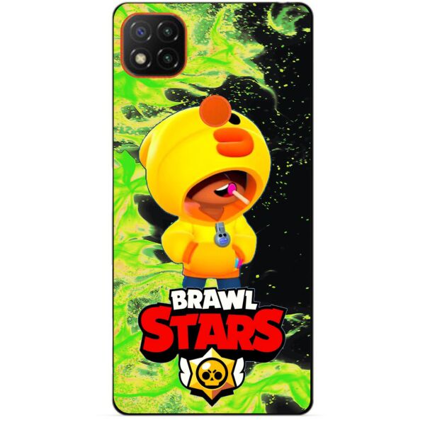 

Силиконовый чехол бампер Candy для Xiaomi Redmi 9c с Героем Brawl Stars Леон утка