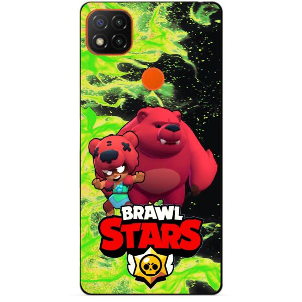 

Силиконовый чехол бампер Candy для Xiaomi Redmi 9c с Героем Brawl Stars Нита Мишка