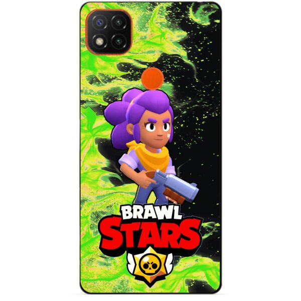 

Силиконовый чехол бампер Candy для Xiaomi Redmi 9c с Героем Brawl Stars Шелли