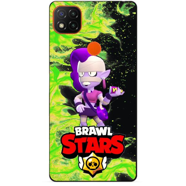 

Силиконовый чехол бампер Candy для Xiaomi Redmi 9c с Героем Brawl Stars Эмз