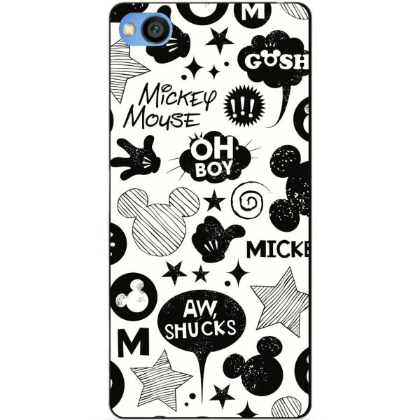 

Силиконовый чехол бампер Candy для Xiaomi Redmi Go Микки стикеры
