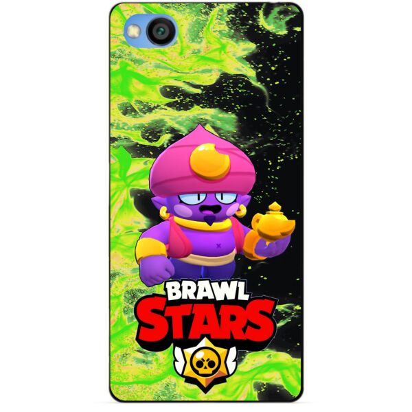 

Силиконовый чехол бампер Candy для Xiaomi Redmi GO с Героем Brawl Stars Джин