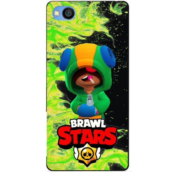 

Силиконовый чехол бампер Candy для Xiaomi Redmi GO с Героем Brawl Stars Леон