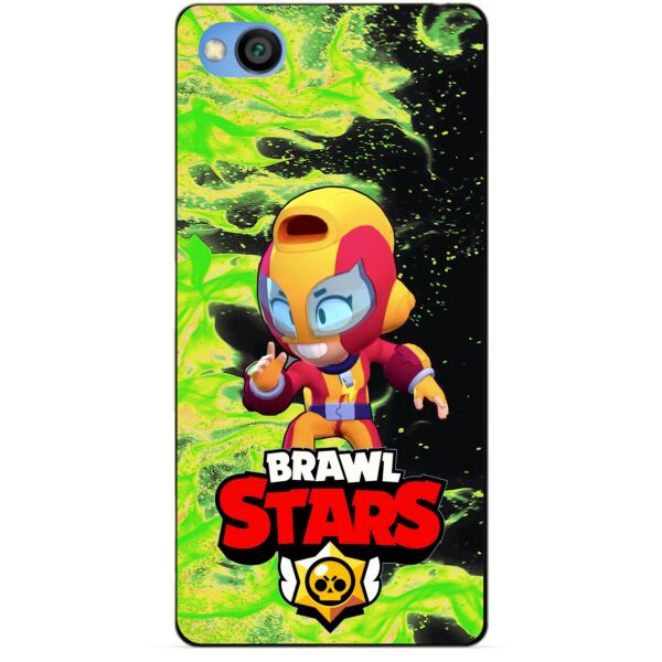 

Силиконовый чехол бампер Candy для Xiaomi Redmi GO с Героем Brawl Stars Макс