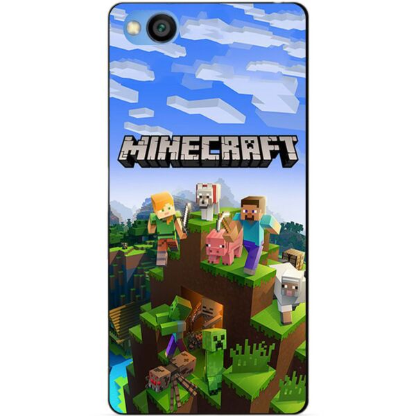 

Силиконовый чехол бампер Candy для Xiaomi Redmi Go с рисунком Minecraft
