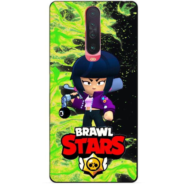 

Силиконовый чехол бампер Candy для Xiaomi Redmi K30 с Героем Brawl Stars Биби
