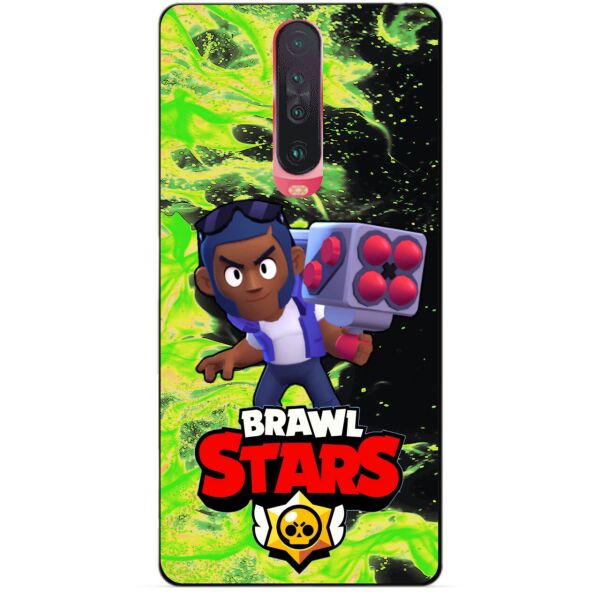 

Силиконовый чехол бампер Candy для Xiaomi Redmi K30 с Героем Brawl Stars Брок