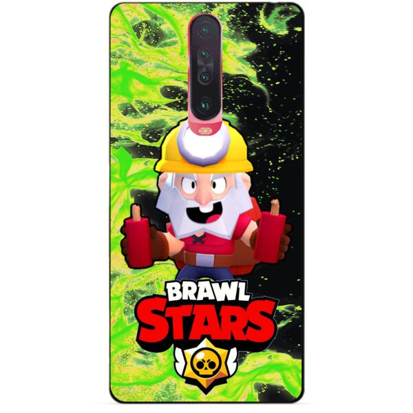 

Силиконовый чехол бампер Candy для Xiaomi Redmi K30 с Героем Brawl Stars Динамайк