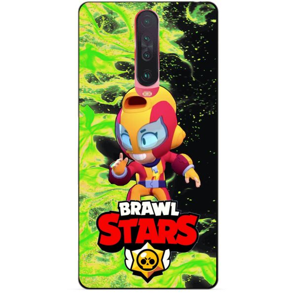 

Силиконовый чехол бампер Candy для Xiaomi Redmi K30 с Героем Brawl Stars Макс
