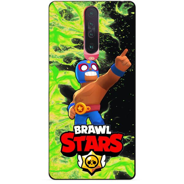 

Силиконовый чехол бампер Candy для Xiaomi Redmi K30 с Героем Brawl Stars Эль Примо