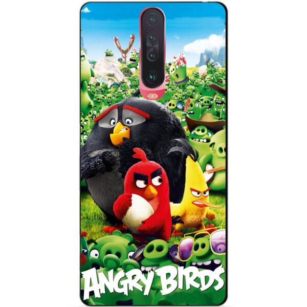 

Силиконовый чехол бампер Candy для Xiaomi Redmi K30 с рисунком Angry Birds свинки