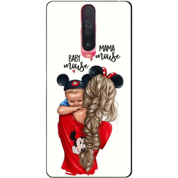 

Силиконовый чехол бампер Candy для Xiaomi Redmi K30 с рисунком Мама и малыш