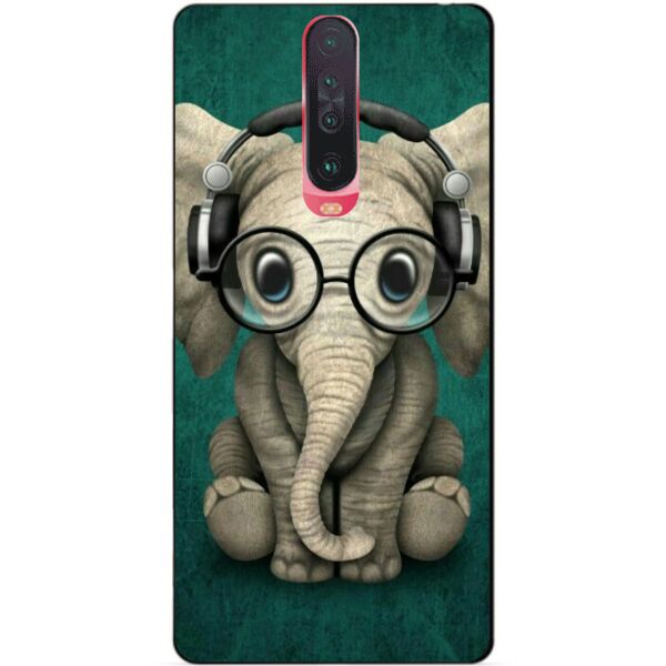 

Силиконовый чехол бампер Candy для Xiaomi Redmi K30 с рисунком Слоник
