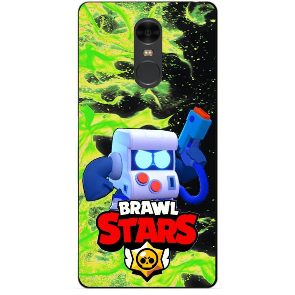 

Силиконовый чехол бампер Candy для Xiaomi Redmi Note 4 с Героем Brawl Stars 8-Бит