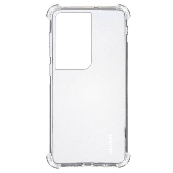 

Чехол GETMAN Ease logo усиленные углы для Samsung Galaxy S21 Ultra Прозрачный / Transparent