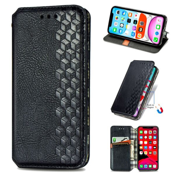 

Чехол-книжка GETMAN Cubic PU для Xiaomi Mi 10T / Mi 10T Pro кожаный Черный