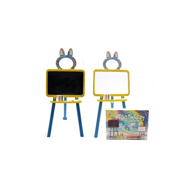 

Доска для рисования DOLONI TOYS магнитная Желто-голубая 013777/1