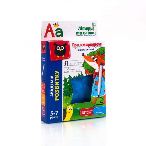 

Игра с маркером Vladi Toys Буквы и слова VT5010-13