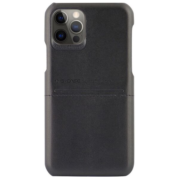 

Накладка G-Case Cardcool Series для Apple iPhone 12 Pro Max Кожаная Черный