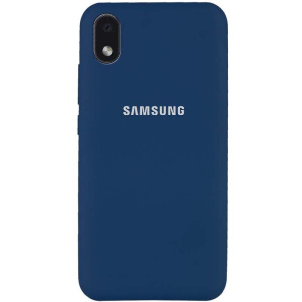 

Чехол Epik Silicone Cover Full Protective AA для Samsung Galaxy M01 Core / A01 Core Синий / Navy Blue