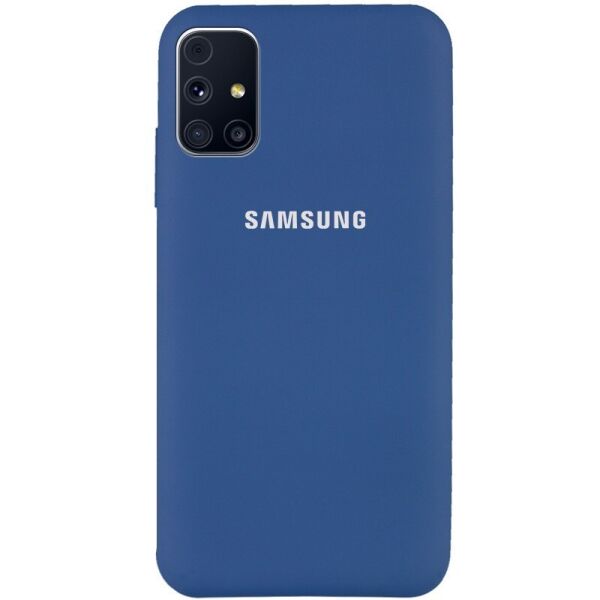 

Чехол Epik Silicone Cover Full Protective AA для Samsung Galaxy M31s Синий / Navy Blue