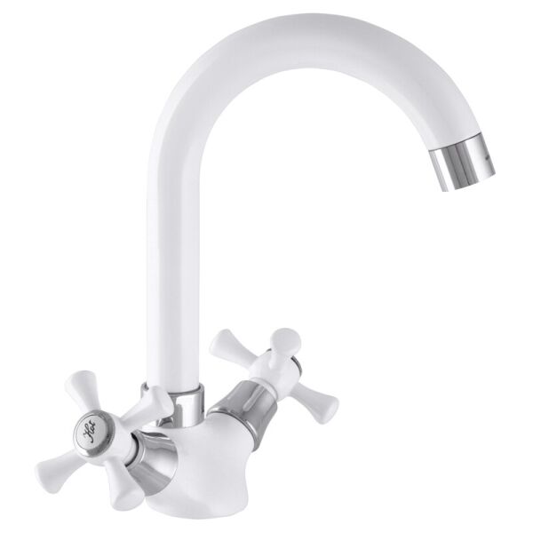 

Кухонный смеситель белый MIXXUS Omega 275 (MI2767)