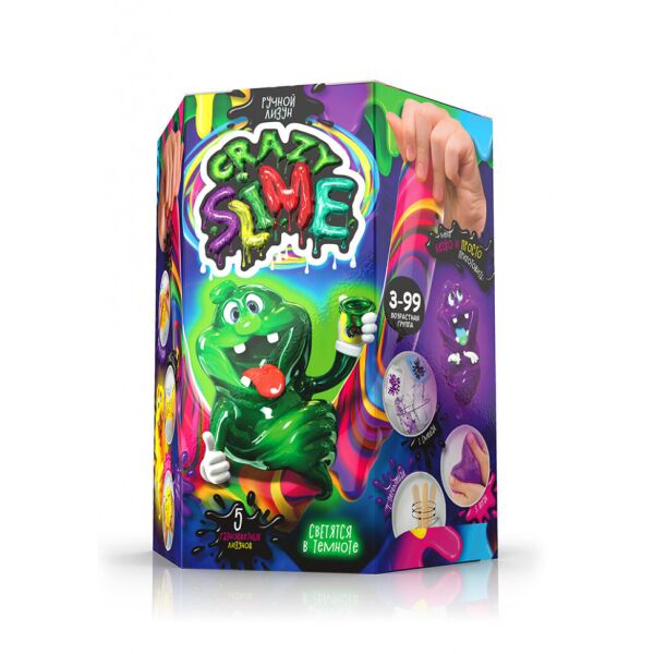 

Безопасный образовательный набор Danko Toys Crazy Slime для проведения опытов SLM-01