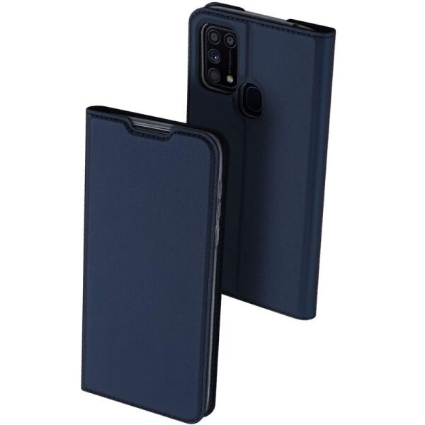 

Чехол-книжка Dux Ducis с карманом для визиток для Samsung Galaxy M31s Синий