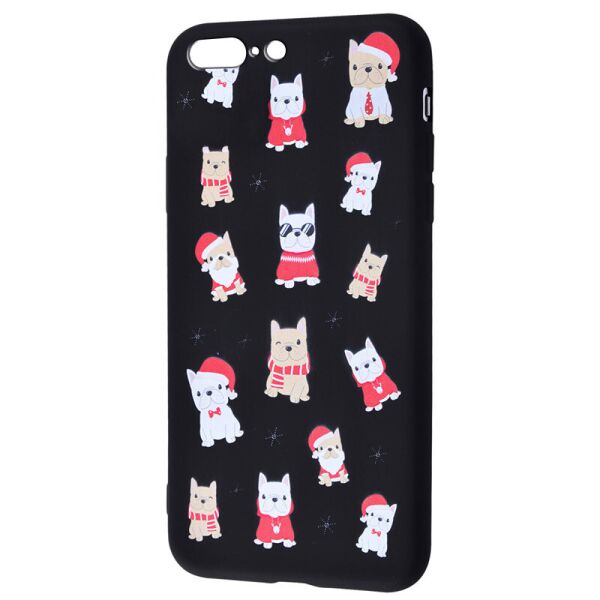 

Чехол WAVE Fancy для Apple iPhone 7 plus / 8 plus Dogs / Black