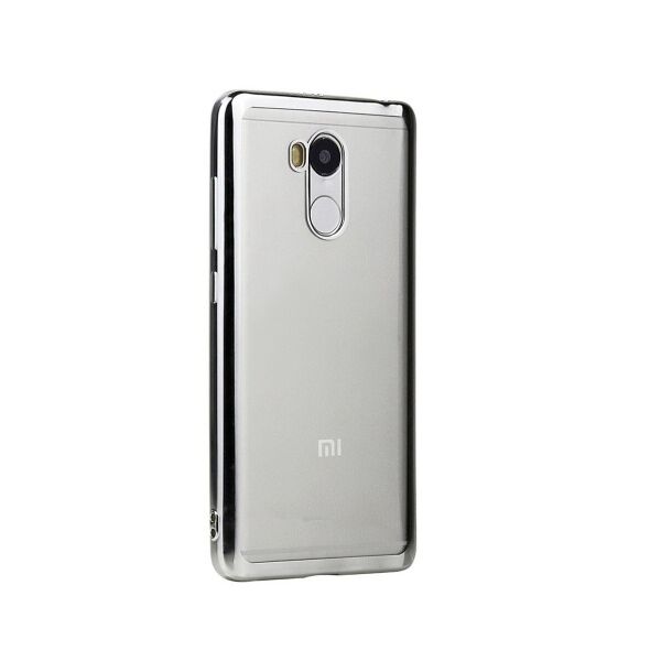 

Чехол Epik для Redmi 4 Prime с глянцевой окантовкой серебрянный