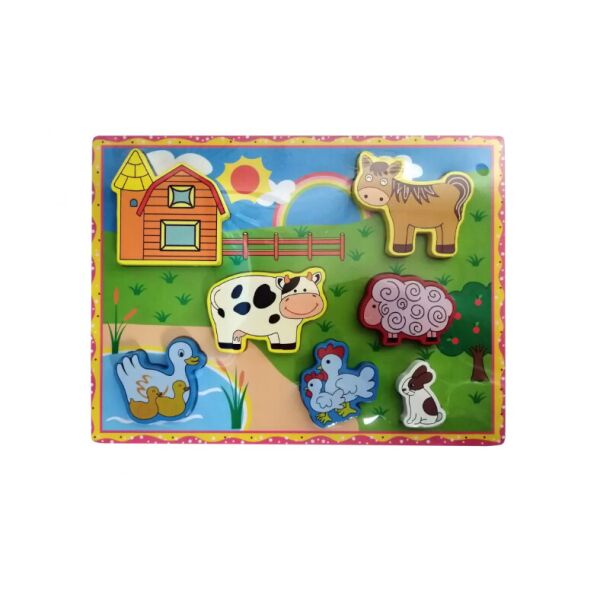 

Деревянная игрушка METR+ Домашний скот MD 2195-3