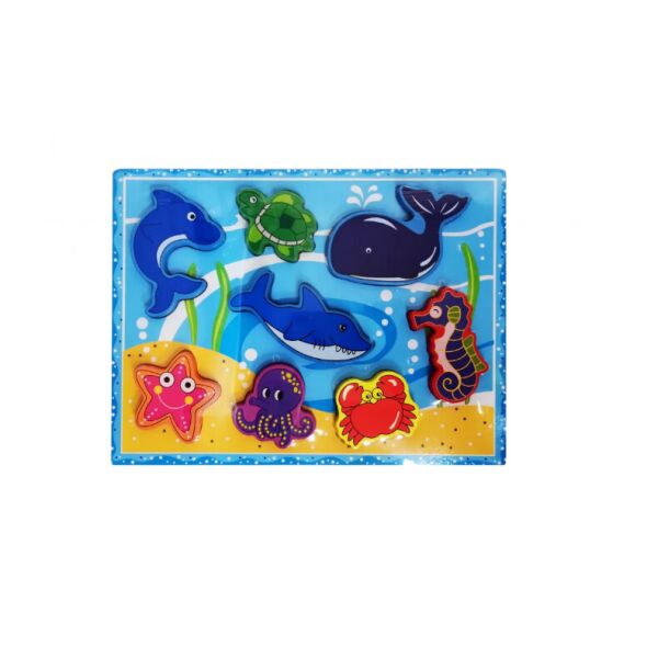 

Деревянная игрушка METR+ Морские животные MD 2195-4