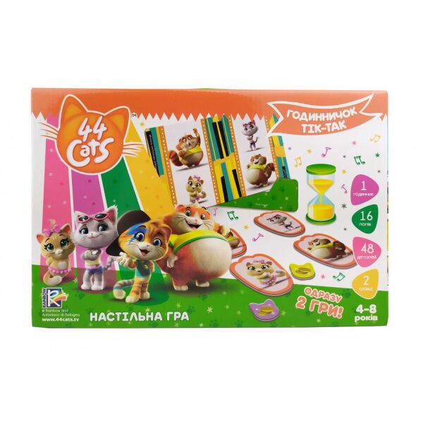 

Настольная игра Vladi Toys 44 Cats Часики Тик-Так VT8055-26