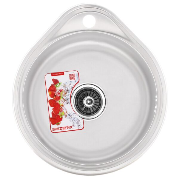 

Мойка кухонная ZERIX Z4843-08-180MD (micro decor) (ZS0568)