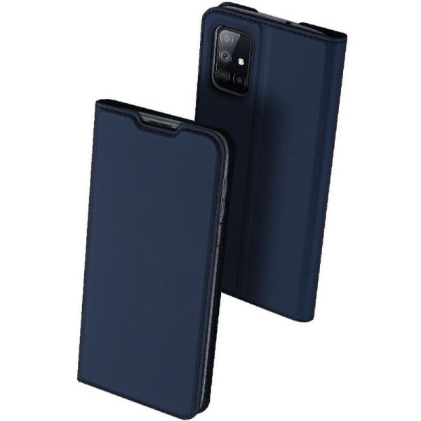 

Чехол-книжка Dux Ducis с карманом для визиток для Samsung Galaxy M51 Синий