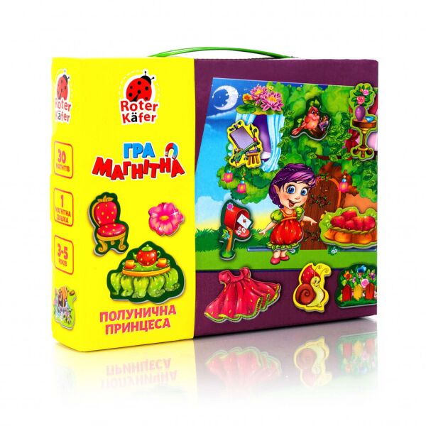 

Игра настольная Vladi Toys Магнитная игра. Клубничная принцесса RK2070-03