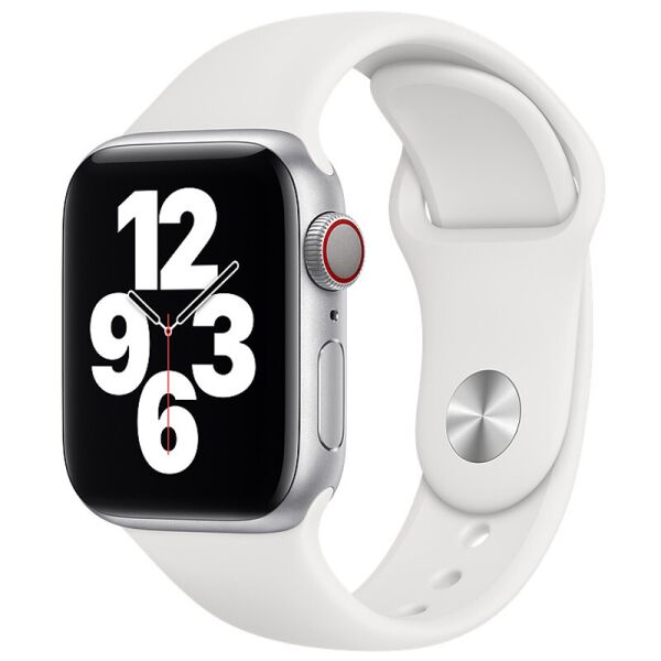 

Ремешок Epik для Apple watch 38mm/40mm силиконовый Белый/White
