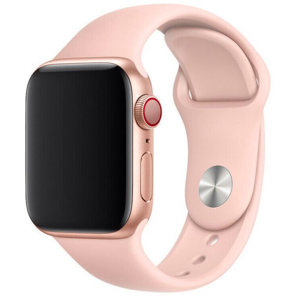 

Ремешок Epik для Apple watch 38mm/40mm силиконовый Оранжевый/Grapefruit