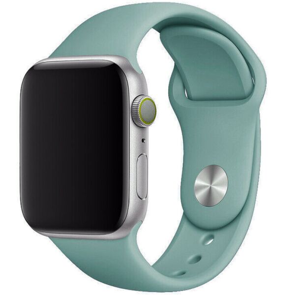 

Ремешок Epik для Apple watch 38mm/40mm силиконовый Зеленый/Light cactus